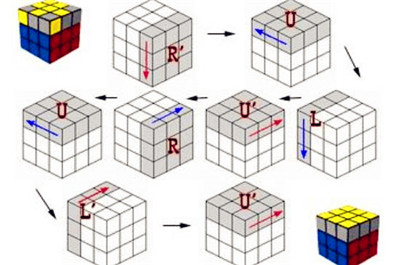 3x3魔方公式图解全部 3x3魔方七步公式图解