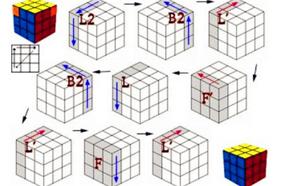 3x3魔方公式图解全部 3x3魔方七步公式图解
