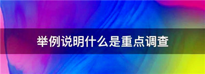 举例说明什么是重点调查，什么是违章作业举例说明图1