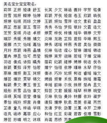 姓熊的女孩子取什么名字好