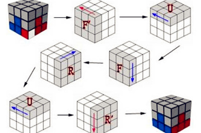 3x3魔方公式图解全部 3x3魔方七步公式图解