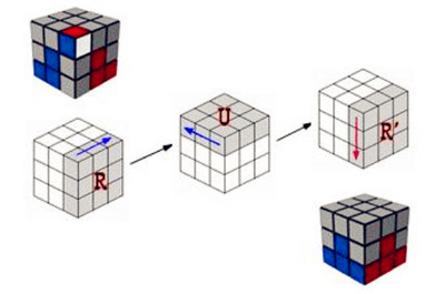 3x3魔方公式图解全部 3x3魔方七步公式图解